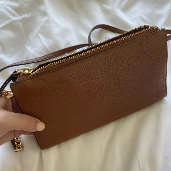 Brown Tory Burch soft leather crossbody bag - Picture 4 of 4